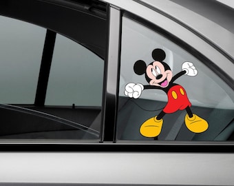 Disney Mickey Mouse Vinly Car Decal,Classic Characters OG Disney Stickers, Mickey Sticker, Disney Car Sticker, Mouse Decal, Mickey Gift