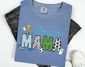Soccer Mama Shirt, Soccer Lover Shirt, Soccer Game Day Mom Shirt,Soccer Tee For Mother's Day Gift, Sports Mom Shirt,Cute Soccer Shirt