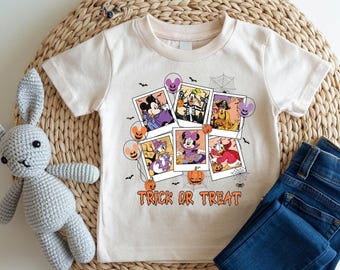 Disney Mickey And Friends Trick or Treat Shirt, Halloween Disney Trip, Spooky Season Disney Tee, Mickey's Not So Scary Halloween Party 2025