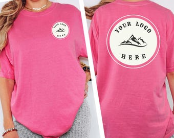 Your Logo Here Shirt, Business Logo Pocket Tee, Personalized Company Logo, Team Logo Shirt, Create Your Graphic Logo, Sports Team Logo Gift