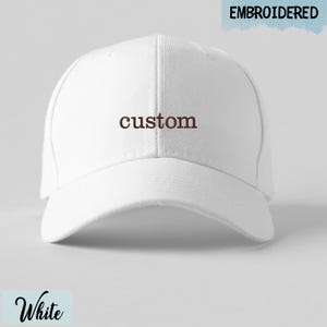 Custom Baseball Hat, Personalized Text Hat, Custom Logo Embroidered Hat, Trucker Hat, Vintage Bachelorette Hats, Custom Business Party Gift