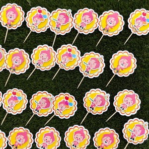 Décorations pour cupcakes Plim Plim