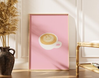 Coffee Lover Print: Trendy Retro Coffee Poster (Digital Download)