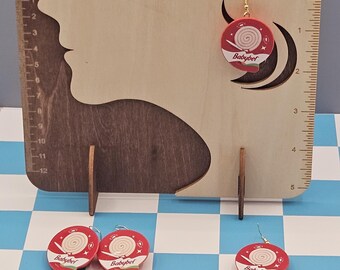 Babybel Cheese Inspired Mini Brands Earrings – Quirky, Funny, and Silly Accessories
