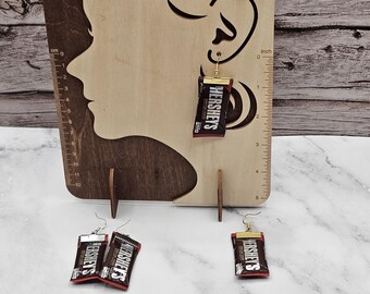 Hershey's Special Dark Chocolate Inspired Food Earrings – Quirky Earrings, Funny, and Silly