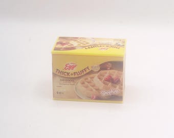 Mini Brands Eggo Waffle Inspired Food Magnet | Fridge Decor