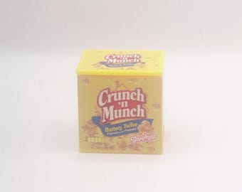 Crunch 'n Munch Buttery Toffee Food Magnet | Miniature Snack Fridge Decor