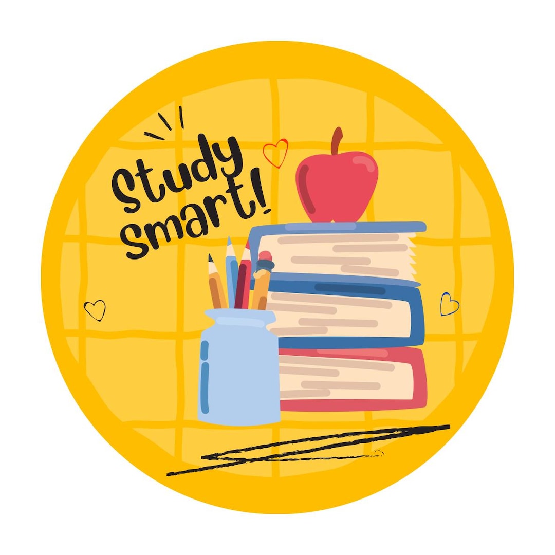 Study Smart Sticker | Motivational School Sticker | Laptop, Notebook ...