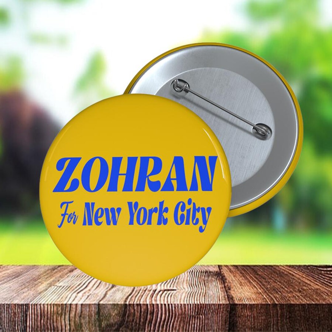 Support Zohran Mamdani NYC Button - DSA Campaign Pin for Local ...