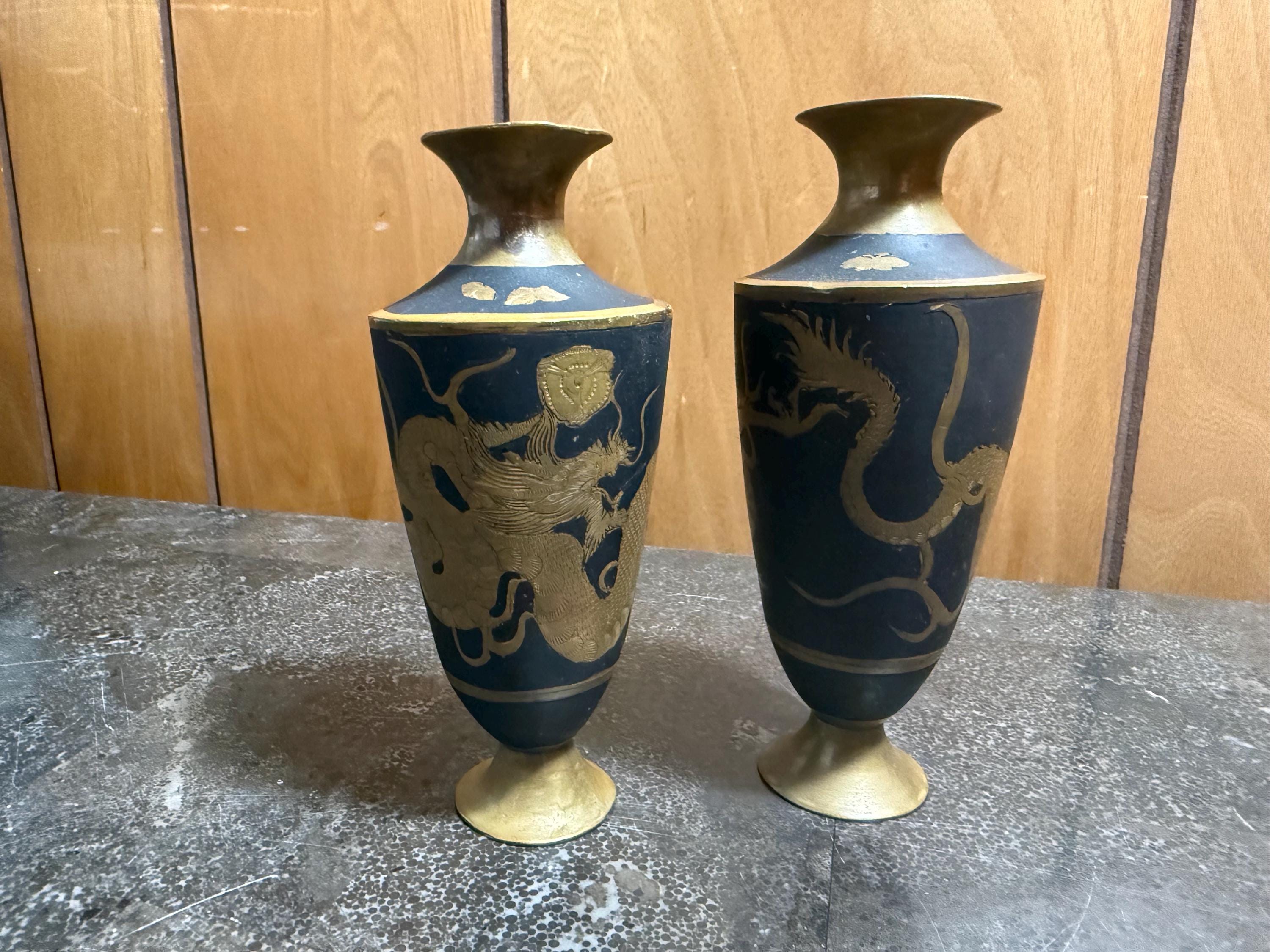 Japan dragon vase - Etsy 日本
