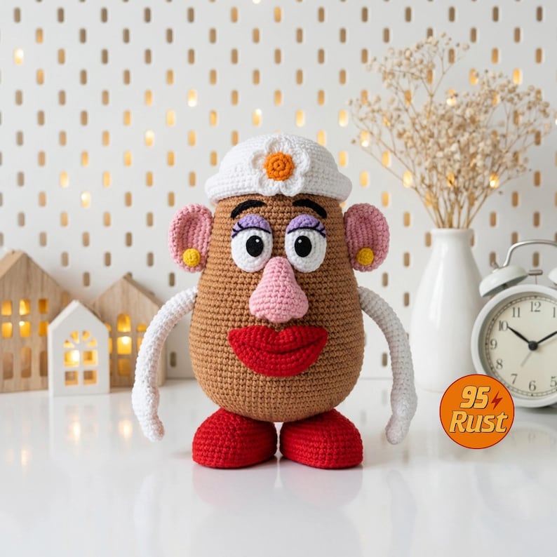 Zestaw szydełkowych lalek Toy Story, szeryf Woody i Buzz Amigurumi, pluszowe postacie z filmów Disneya, ręcznie robiona lalka szydełkowa, postacie z Toy Story zdjęcie 17