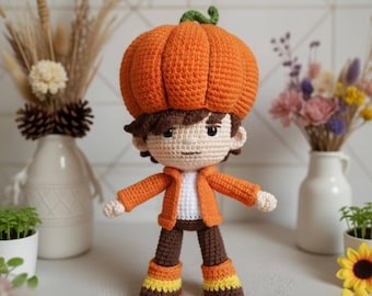 Ręcznie robiona szydełkowa lalka Gloyd, pluszowa zabawka amigurumi Ralph Demolka