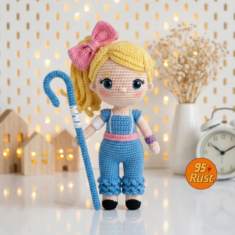 Zestaw szydełkowych lalek Toy Story, szeryf Woody i Buzz Amigurumi, pluszowe postacie z filmów Disneya, ręcznie robiona lalka szydełkowa, postacie z Toy Story zdjęcie 6