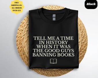 Banned Books Graphic Tee, Anti-Censorship T-Shirt