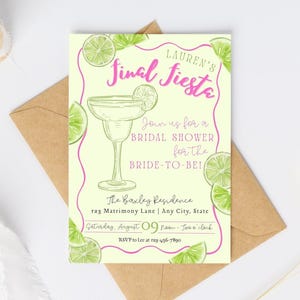 Final Fiesta Bridal Shower Party Invitation Last Margarita As A Senorita Bachelorette Invite Fiesta Theme Editable Template Instant Download