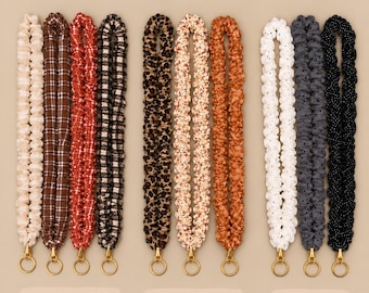 Fall Scrunchie Lanyard