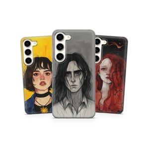 Portrait art Phone case Modern Cover for Samsung Galaxy S24, S23, S22, A16, A15 Google Pixel 10, 9A, 7A, 6A iPhone 16Pro, 15, 14, 13, 12