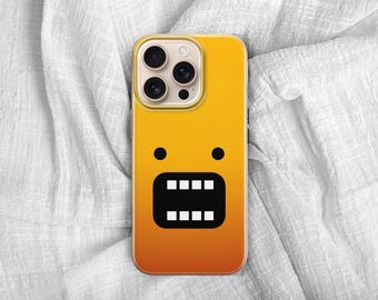 Smiling Face Art Phone Case for iPhone 17 Air, 16, 15, 14, 13, 12 Samsung Galaxy S25, S24, S23, S22, A16 Google Pixel 10, 9A, 8A, 7A, 6A