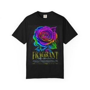 Vibrant Floral Graphic T-Shirt, Unisex Tee for Nature Lovers, Gifts for Gardeners, Birthday Surprise, Colorful Art Wear