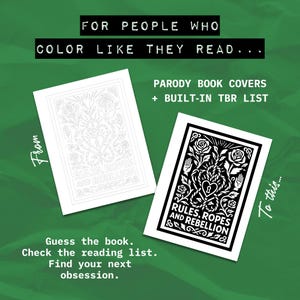 Libro para colorear de armas académicas / Páginas para colorear de Dark Academia para adultos / PDF monocromático con lista de pendientes