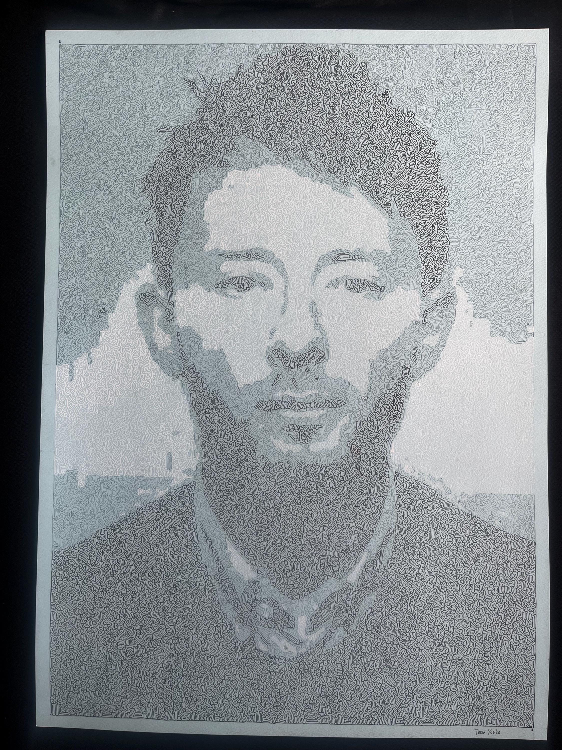 Thom yorke painting - Etsy 日本