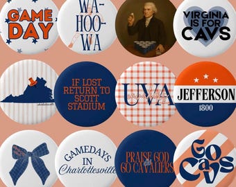 UVA gameday pins