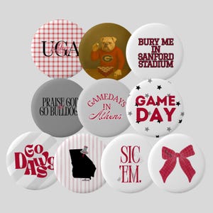UGA gameday pins