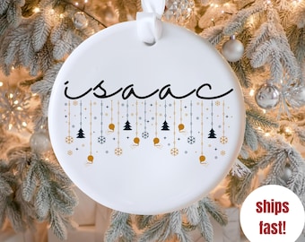 Personalized Name Ornament, Christmas Decoration, Custom Name
