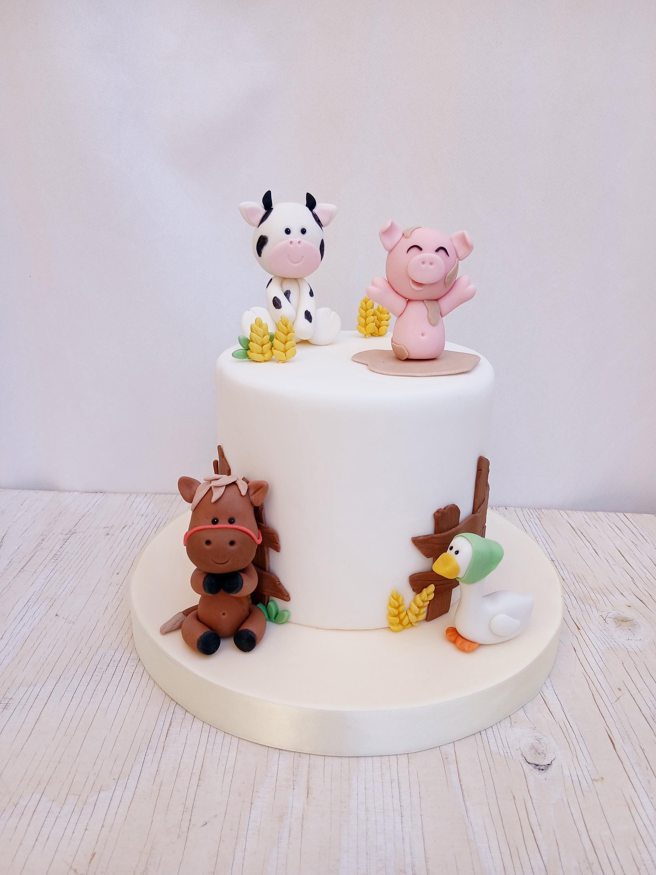 36 Decorazioni Per Torta A Tema Fattoria – Animali Da Cupcake Per Compleanni, Baby Shower E Feste A Tema