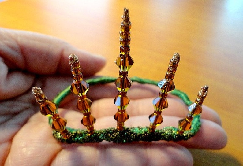 Crownsfairy and Doll Crowns Tiaras and Cake Toppers OOAK Etsy