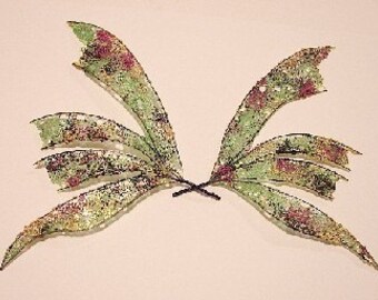 Fairy Wings-Ooak-Iridescent-Harlequin-Create Wings by Request