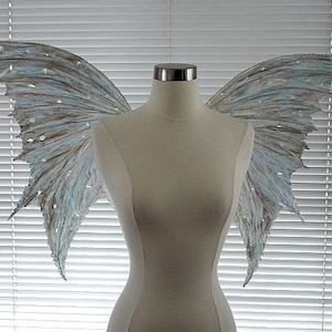 Crystal White Iridescent Fairy Wings- Adult Size (Made to Order by Request)