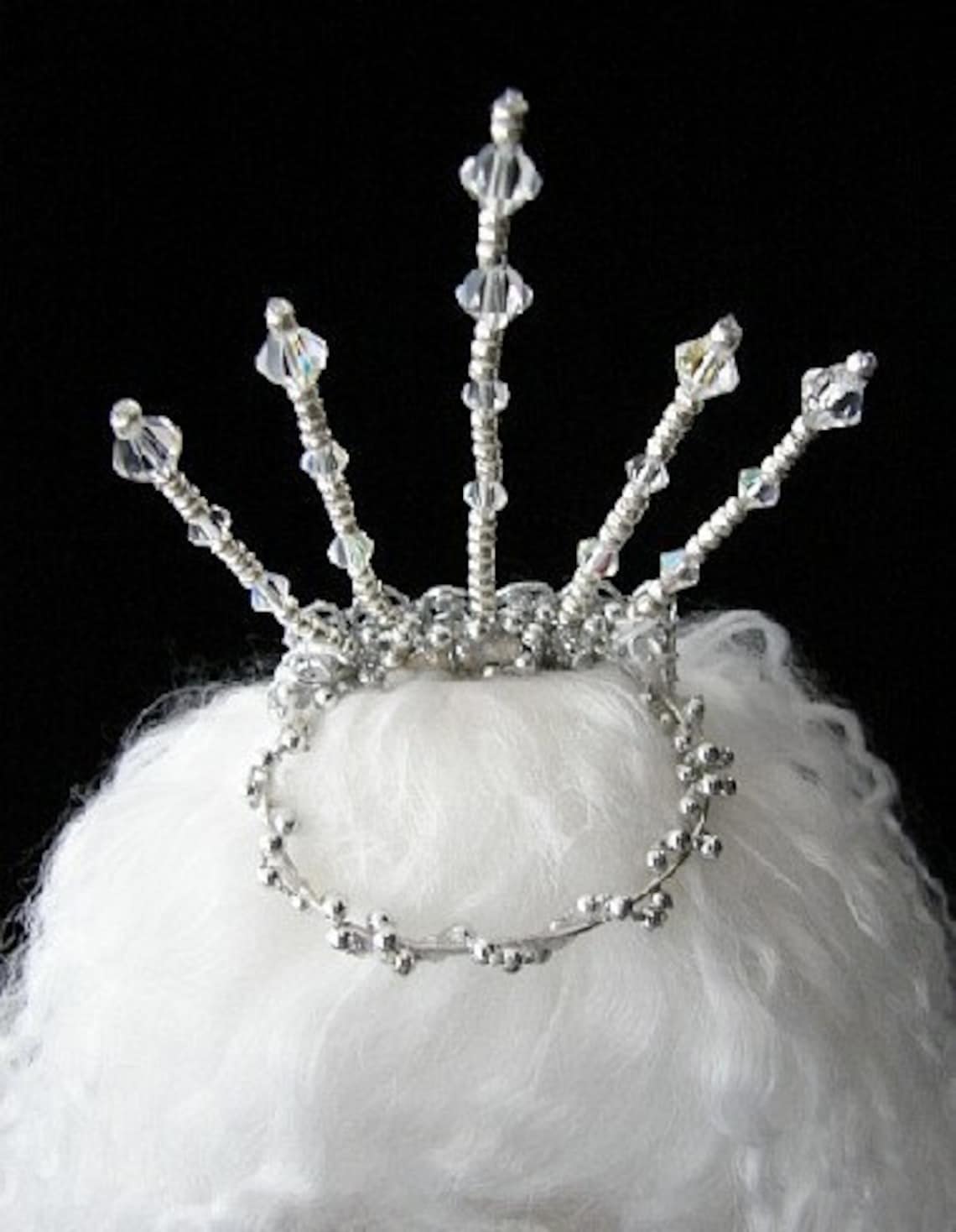 Crownsfairy and Doll Crowns Tiaras and Cake Toppers OOAK Etsy