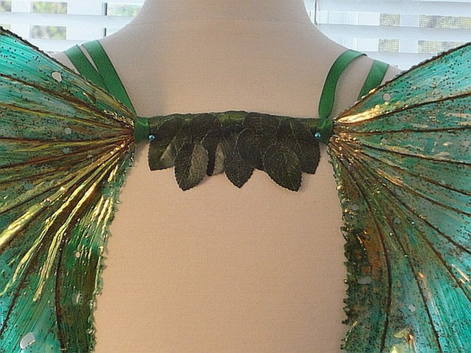 Fairy WingsEmerald Green Fairy Made to Order by Request Etsy