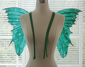 Fairy Wings-Emerald Green Fairy (Made to Order by Request)