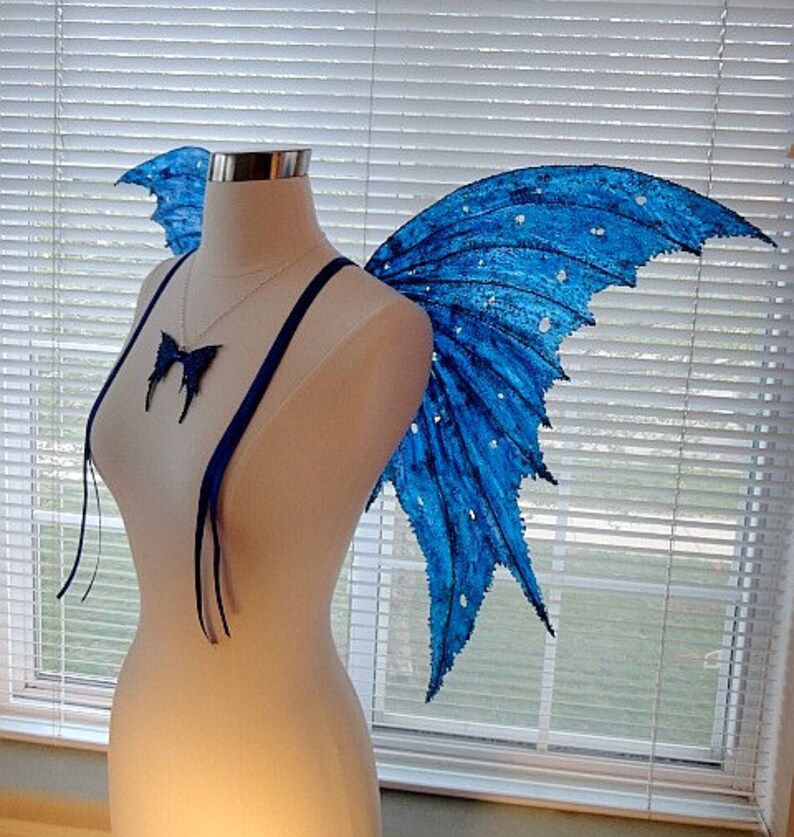 Fairy WingsBlue Arwen Fairy Wings Made to Order by Request Etsy