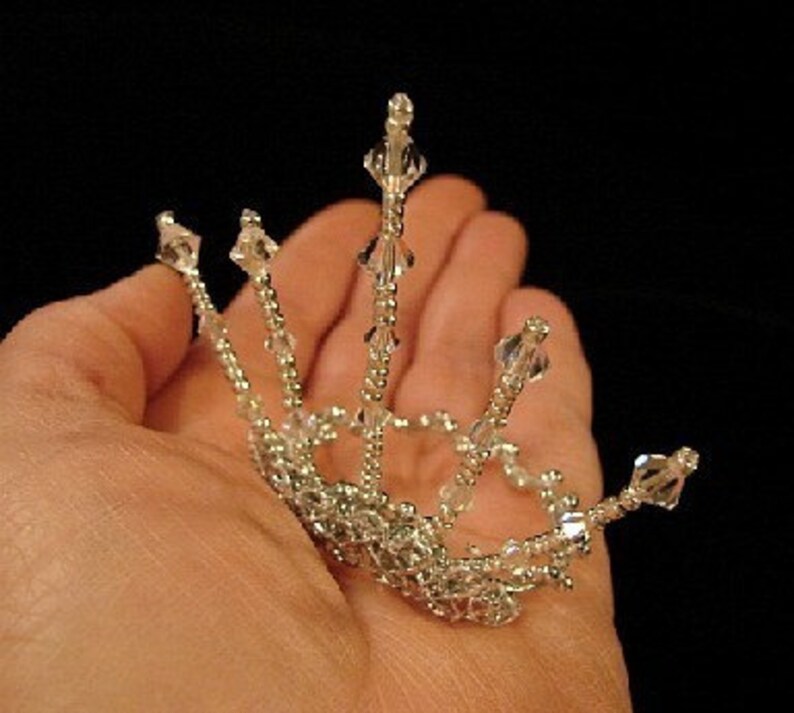 Crownsfairy and Doll Crowns Tiaras and Cake Toppers OOAK Etsy