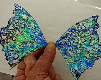 Fairy Wings-Ooak Gothic- Sized for Dolls and Bears (Made to Order by Request)