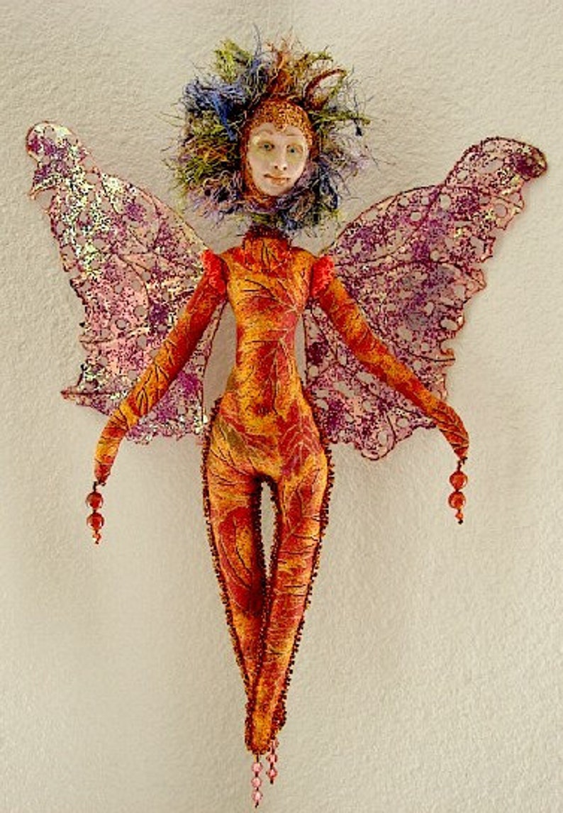 Fairy Art Dollcoralmade by Request Etsy