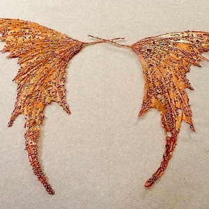 Fairy Wings-Copper Iridescent-Dolls and Bears (Made to order by Request)