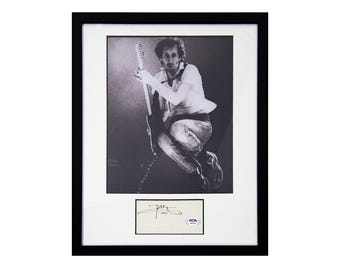 Pete Townshend Autographed Framed Cut Display