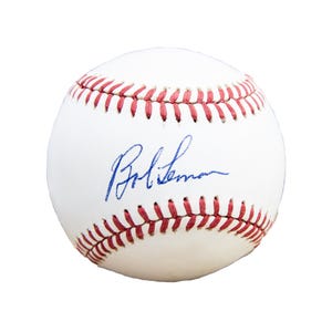 Bob Lemon Autographed Baseball