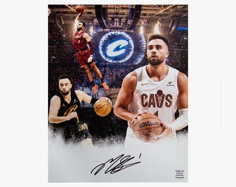 Max Strus Autographed 11x14 Cleveland Cavaliers photo