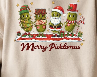 Funny Christmas Pickle Png, Pickles Clipart, Christmas Pickles, Holiday Cucumber png, Funny Pickles PNG, High-Res Transparent File