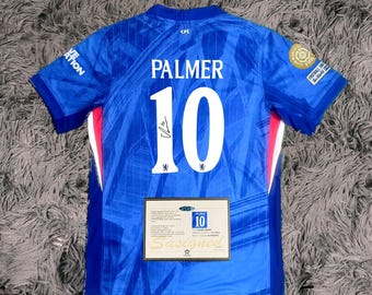 Camisa autografada do Chelsea, campeão do Mundial de Clubes da FIFA 25/26 - Certificado de Autenticidade - 2025