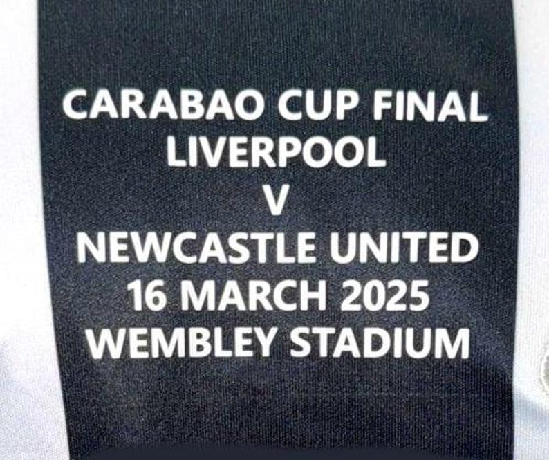 Newcastle FULL 2024 SIGNED Newcastle Jersey Carabao Cup Winners 24/25 - COA image 4