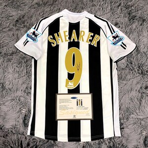 Alan Shearer SIGNED Newcastle 05/07 Home Jersey/Shirt - COA - 2007 Retro image 1