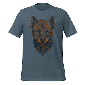 Abstrakte Hyäne. Unisex-T-Shirt