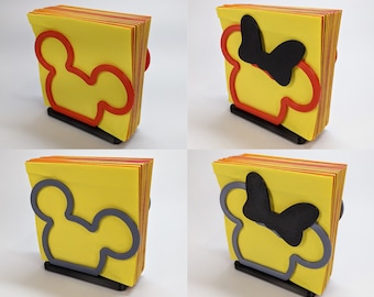 Mouse Inspired Napkin Holder - NEW STYLES! - With or Without Bow