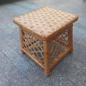 Wicker Chair, Rustic Willow Handmade Armchair for Backyard Patio Furniture